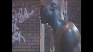 Long black dick cums