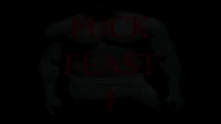 A poor Black guy with 2 Monster Russians