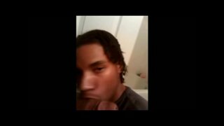 Big Black Cock Sucking Cum Swallow