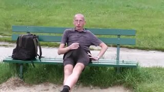 tenting on a bench
