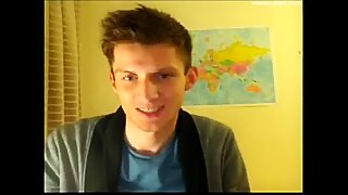 Blond boy with huge dick