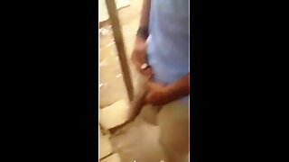 Big dick kenyan boy shows off his monster