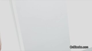 Huge titty blonde ass fucked by big black cock