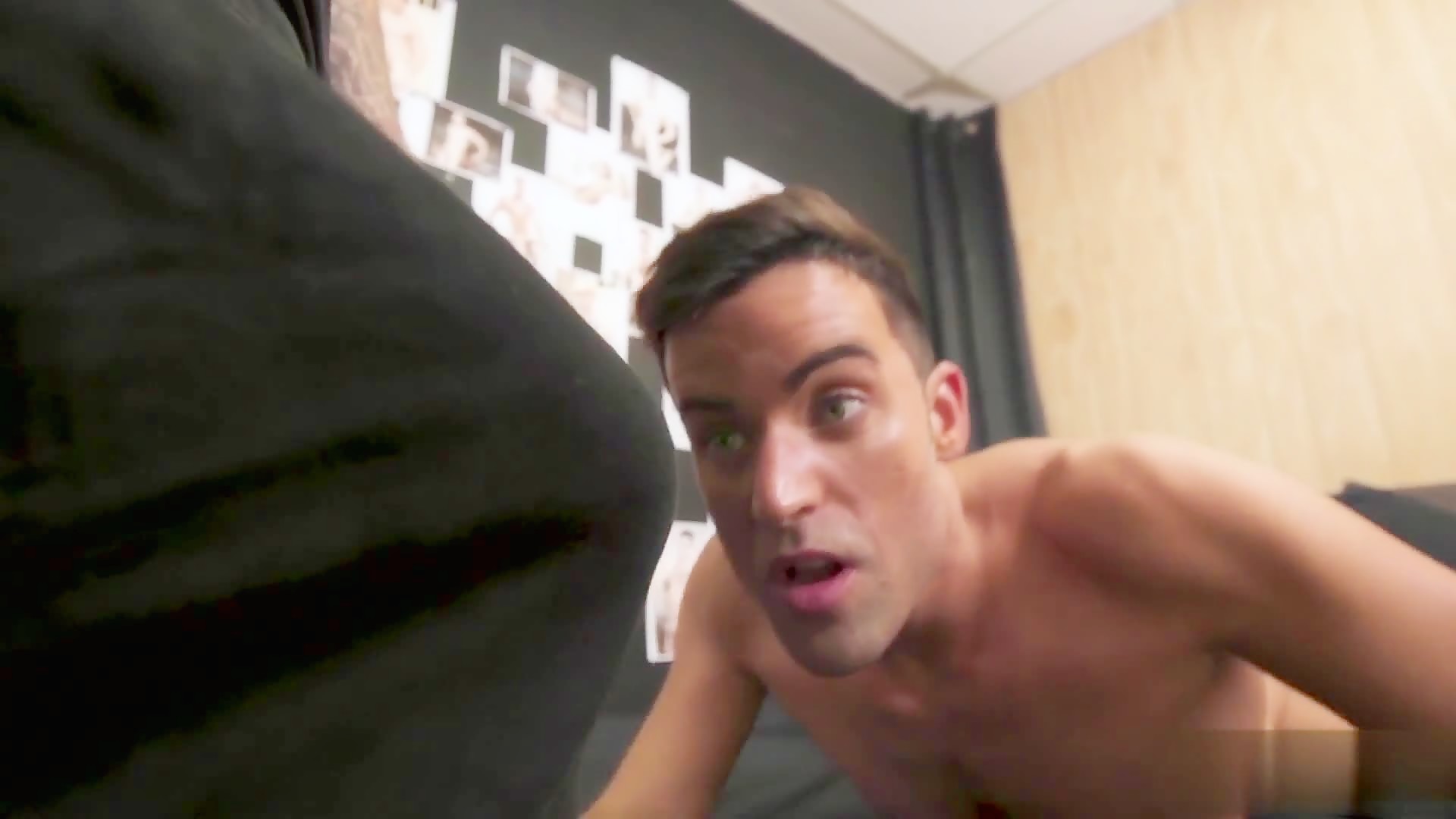 Big uncut dick for slutty guy 1/2