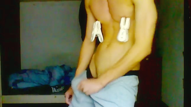 Guy Wanking on Webcam