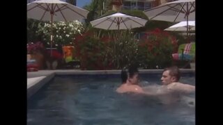 Poolside fuck