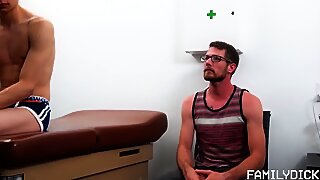 doctor fuck the son in front of daddy