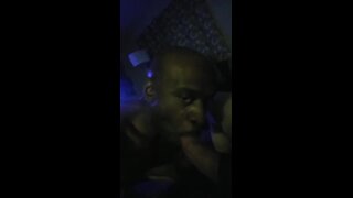 BBC sucking cock