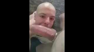 Skin Head Giving Head