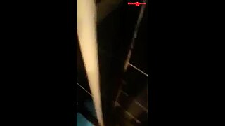 Twink at shower - Monster dick