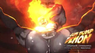 Bobocomics : Cumdump Demon !!!!!