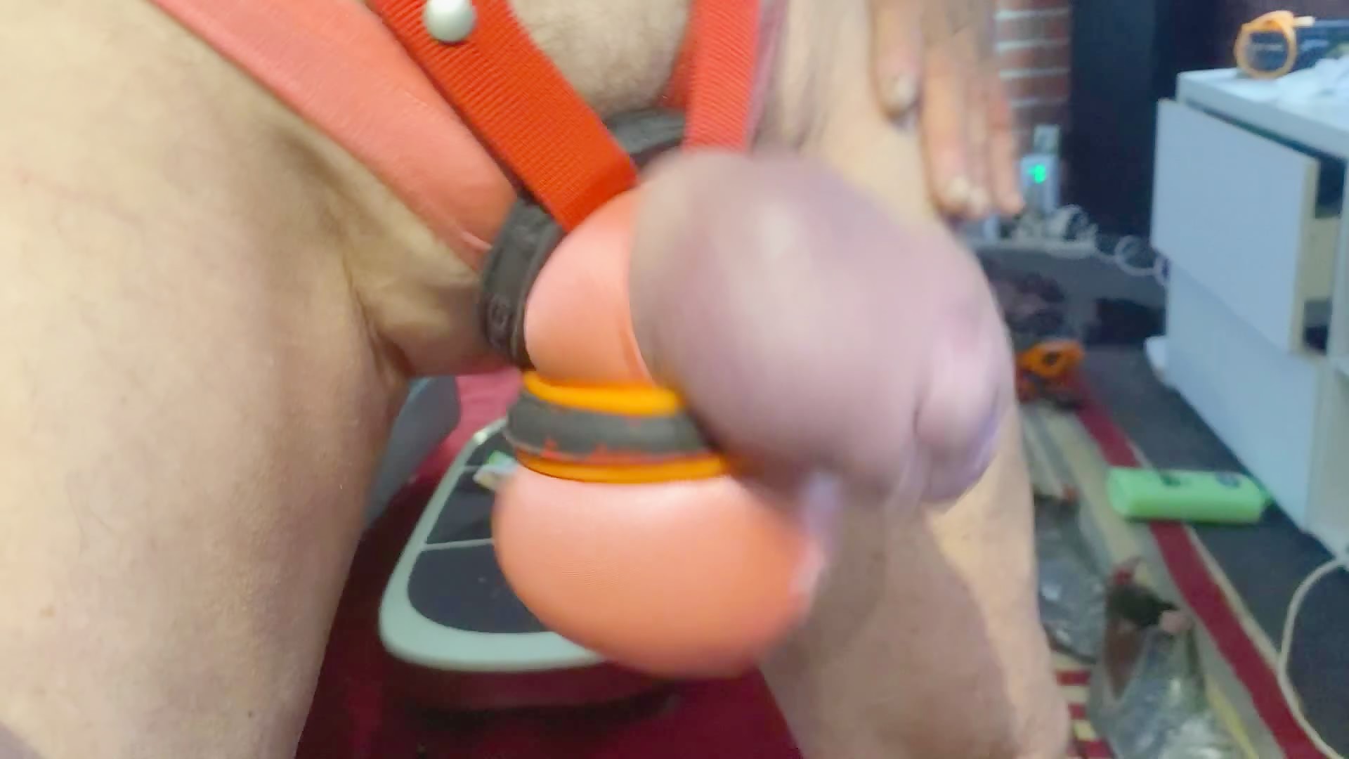 enjoying my big thick cockmeat