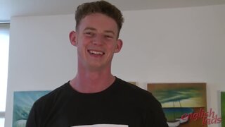 English lad Jerking time