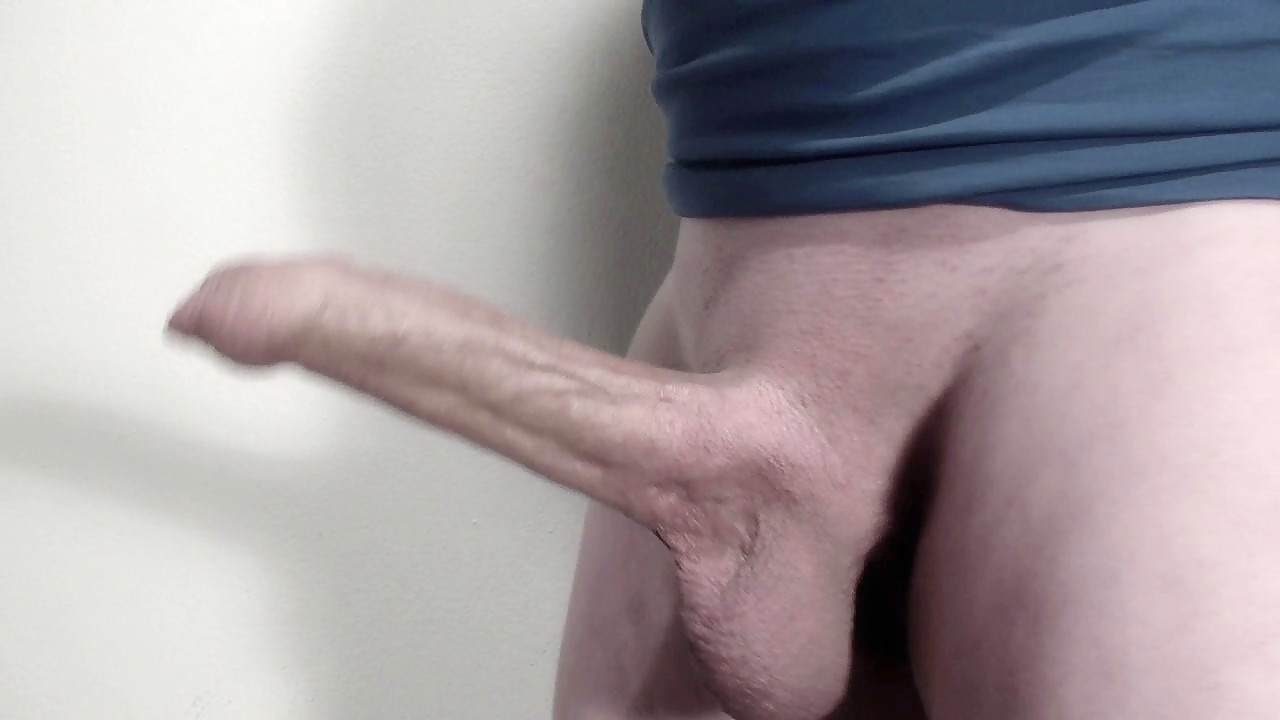 Big uncut cock closeup 583