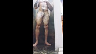 Alexbelmont96 taking a quick shower