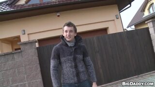 BigDaddy, sucking an anaconda in the open air