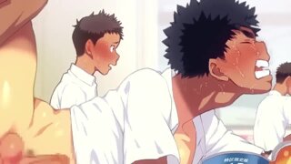 Yaoi Twink Fucked by MONSTER COCK (Monster Creampie)