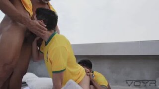 Raw BB fuck with huge cocks