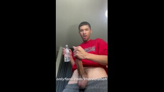 Big Dick Twink loves his toys - and showing off