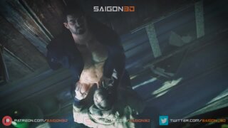 Chris Redfield on Ethan Winters !!!!!!