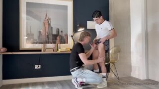 Teacher MONSTER COCK Bareback Fuck Twink