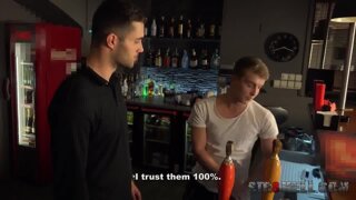 GANGBANG THE STR8 BARTENDER