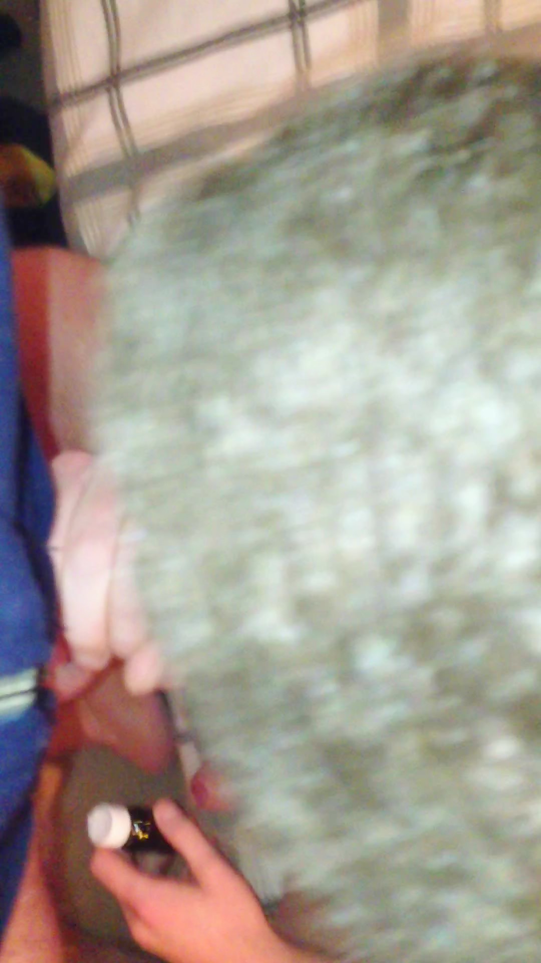 Worshipping fuck buddy's cock