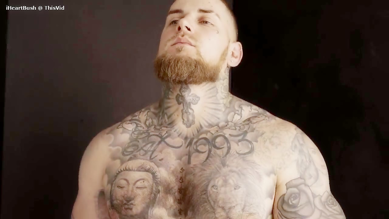 Handsome thick dude with blonde pits