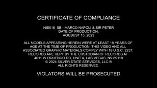 Sir Peter Sodomizes Screaming Crying Daddy Faggot Bottom Marco Napoli in the Poopchute!