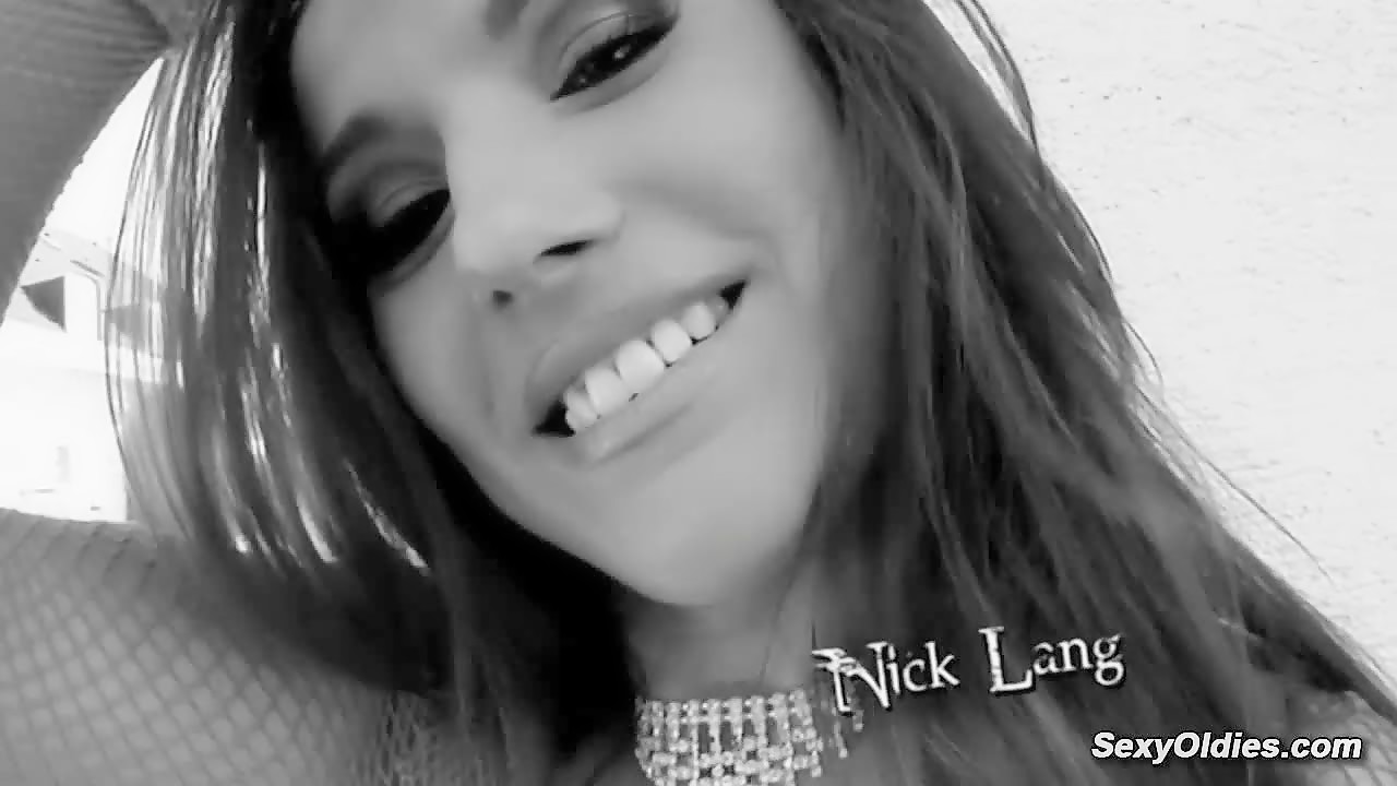 MILF Linda Murray in fishnet dress anal fucked by huge dick Nick Lang outdoors