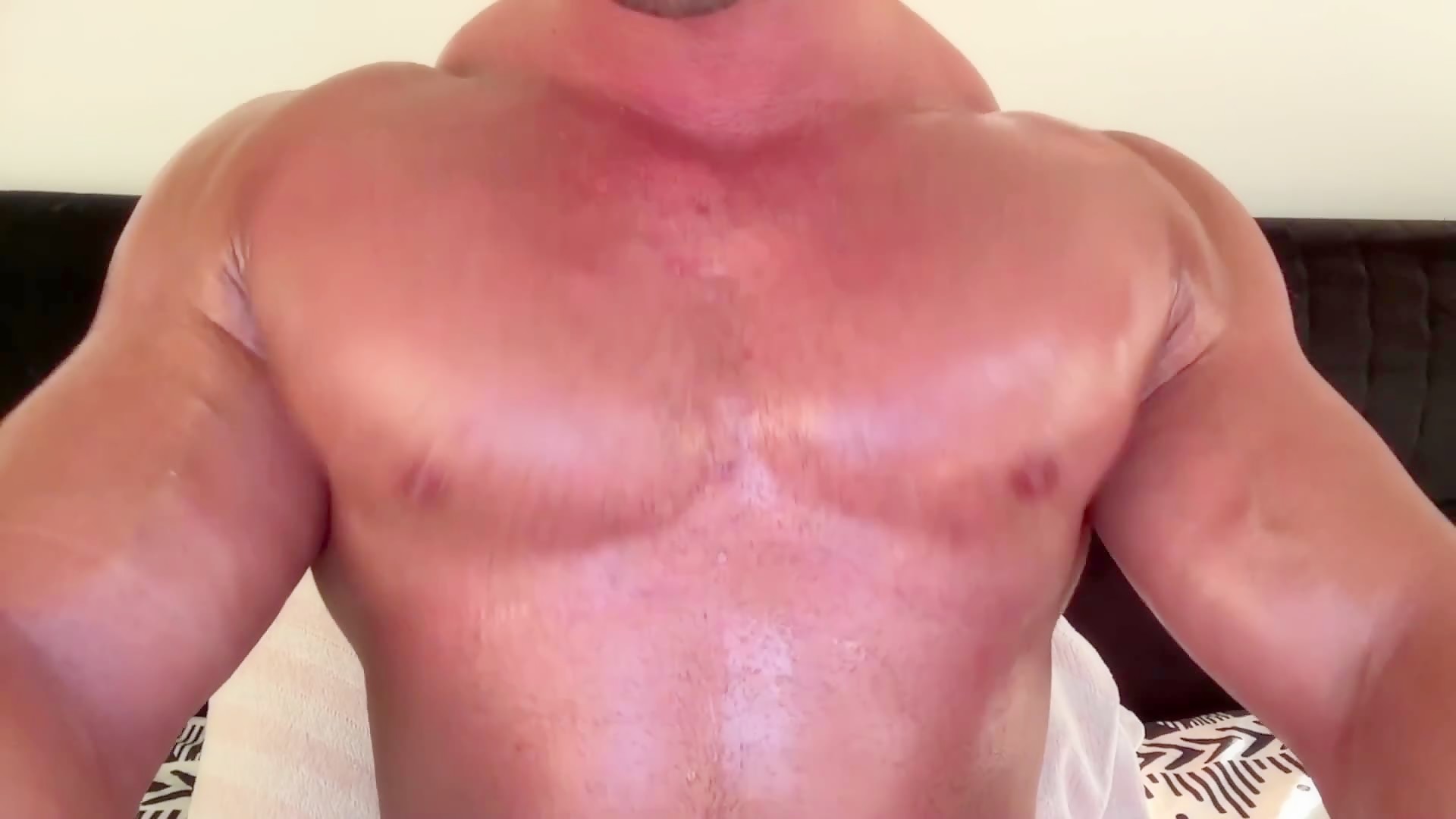 Oreo Flexing Huge Chest