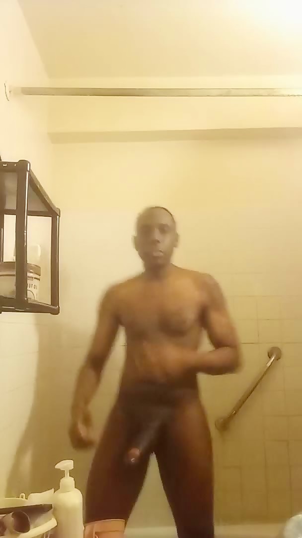 Naked ,jacking off my huge dick!