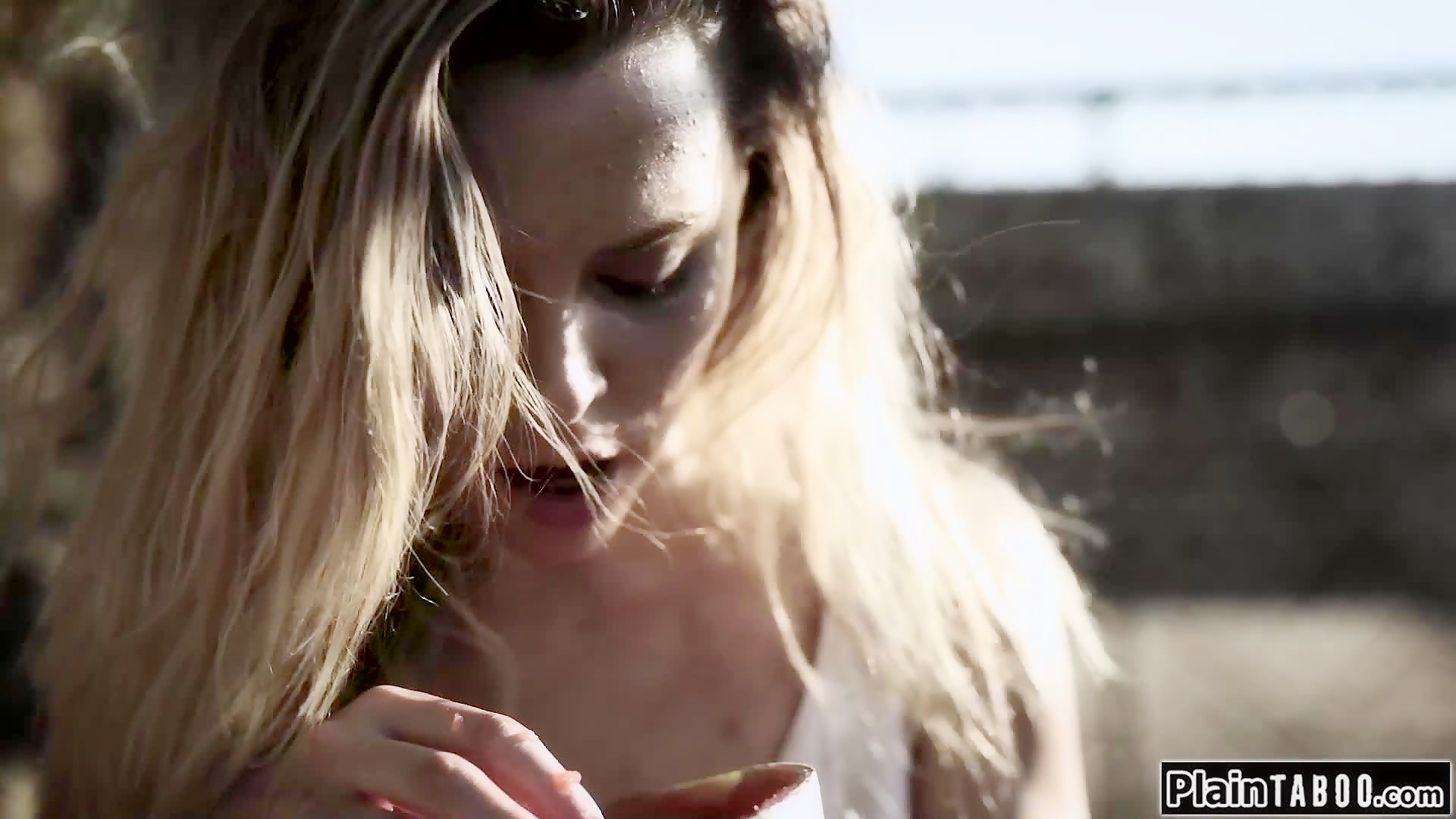 Homeless teen virgin can stay if she lets the guy fuck her