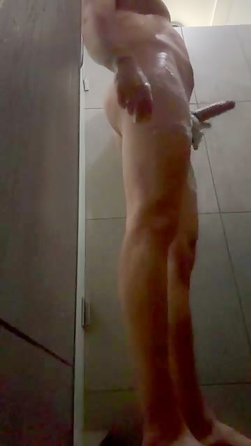 Muscle Dick In Shower