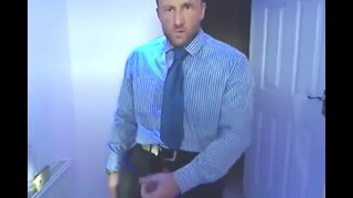 Big-Cock Daddy Tries on His New Suit