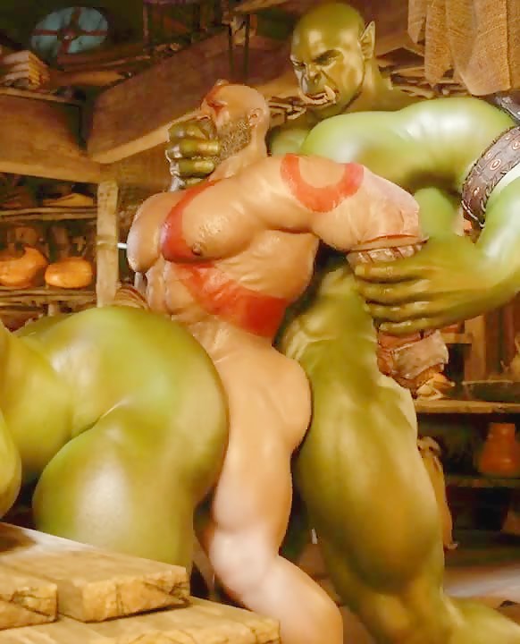 Kratos vs. Orcs by Helices3D 3