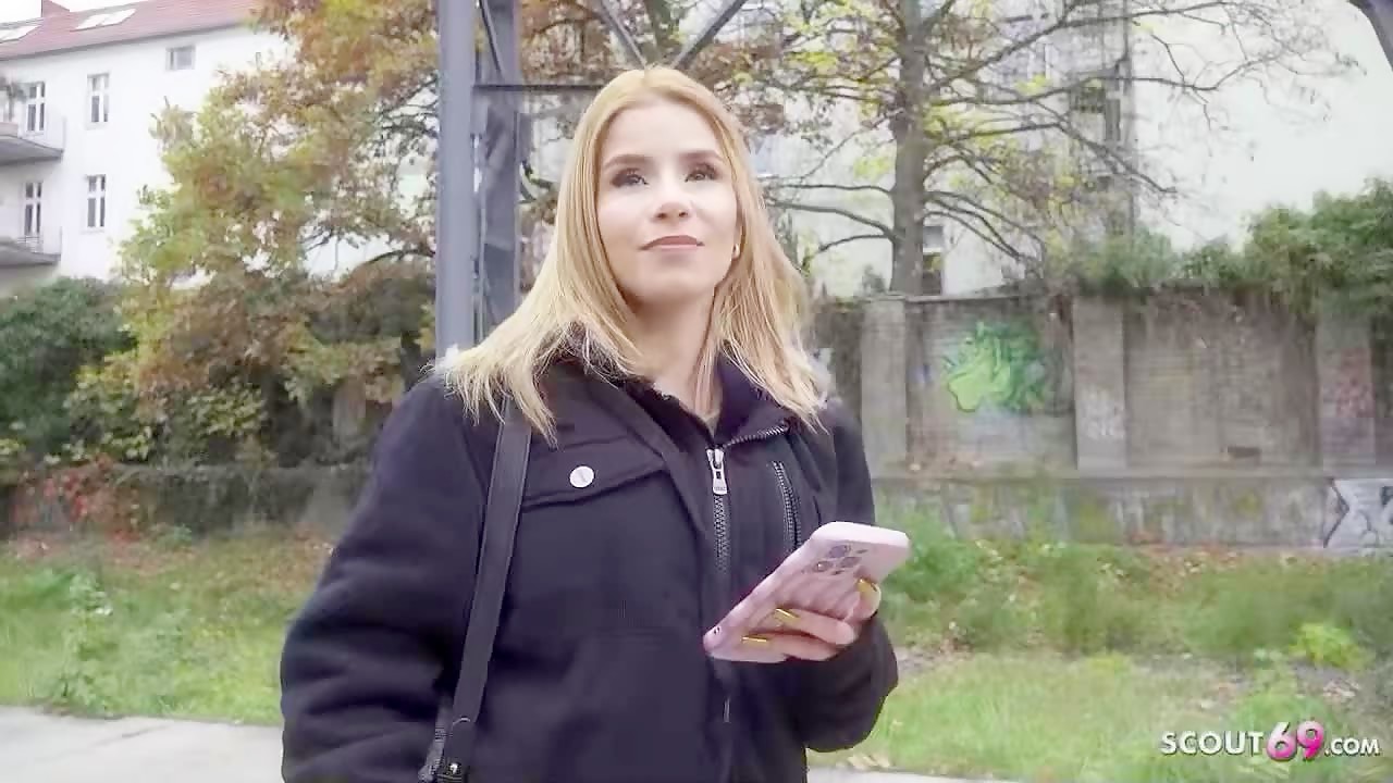 GERMAN SCOUT - Deep Anal Sex Casting for Skinny Colombian Teen Ashley Ross at Pick Up