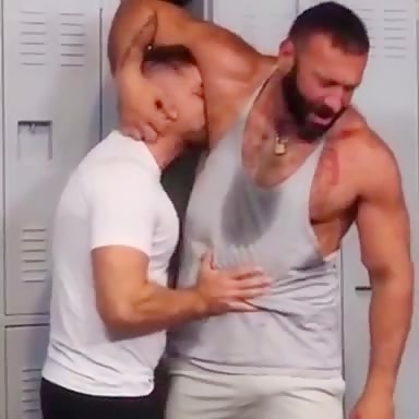 Licking his pits and sucking his dick