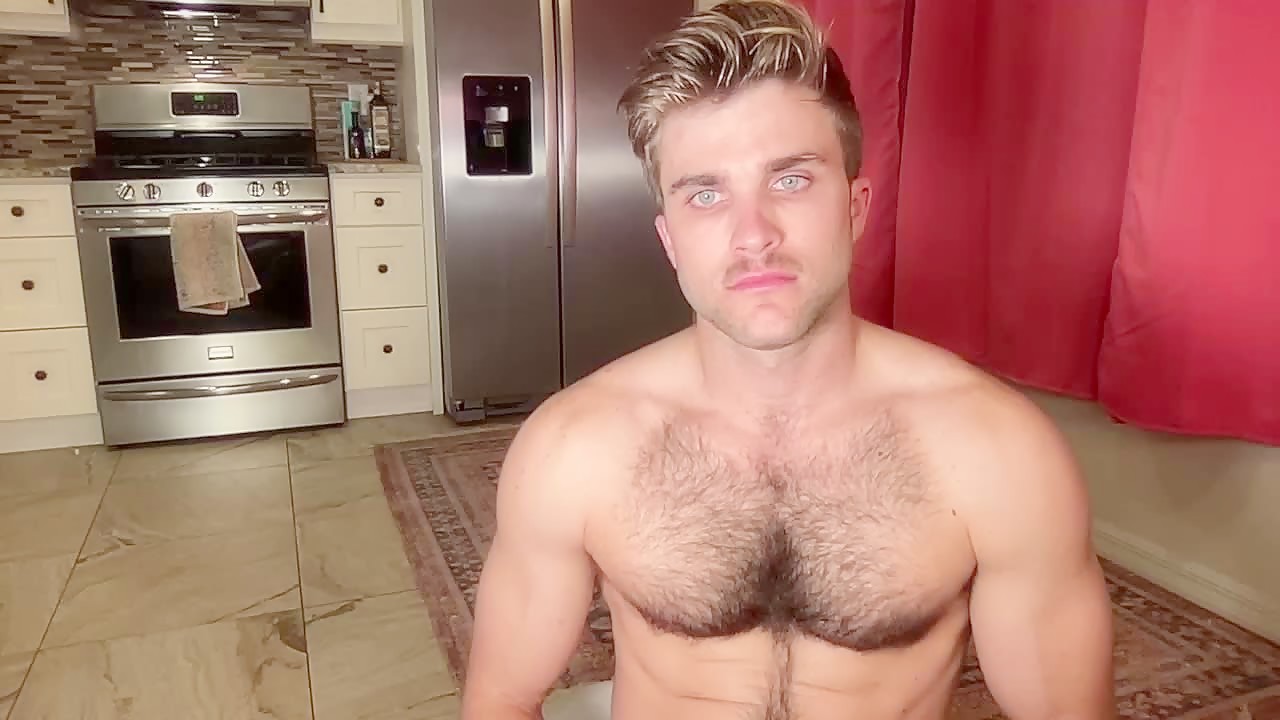 Naked Exercise And Jerk-Off