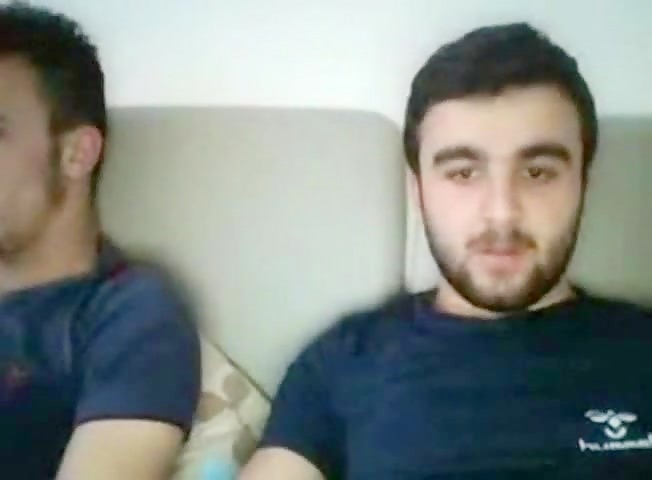 Big-Cock Turkish Daddies Masturbating on Cam