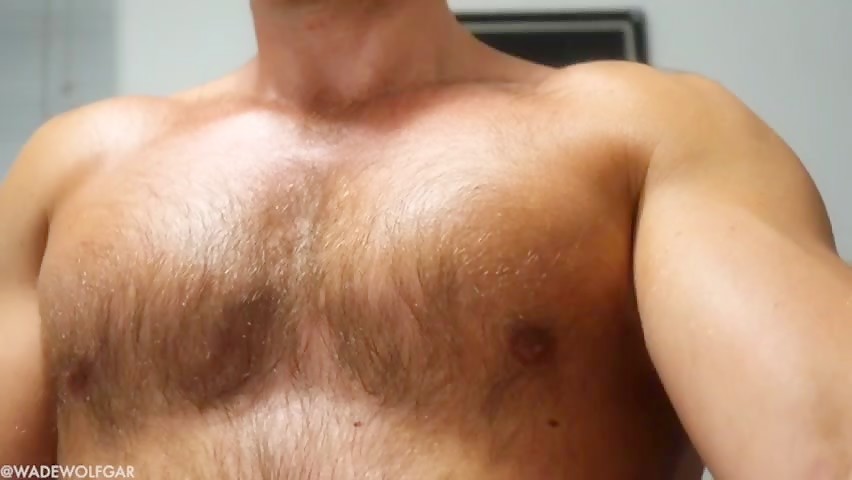 WadeWolfgar hot jerk and cum