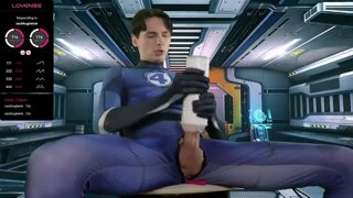 Horny Cosplayer Using Fleshlight and Nutting