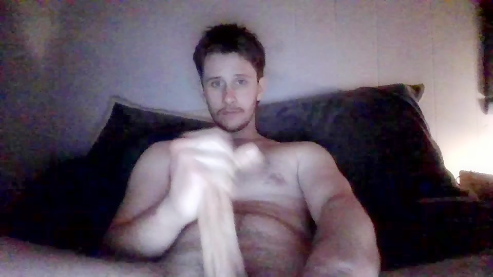 Showing Hole and Stroking Big Dick