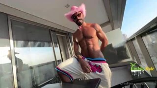 Fit bottom fucked by huge top