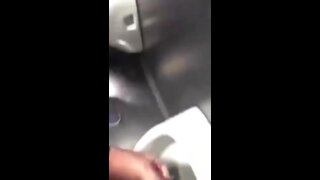 Guys Urinal Wank Public