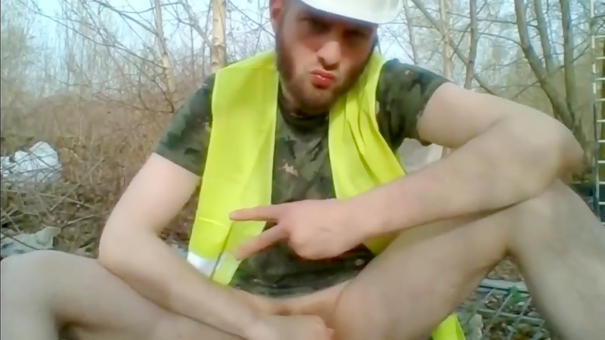 Fat Bear Strokes a Big Cock