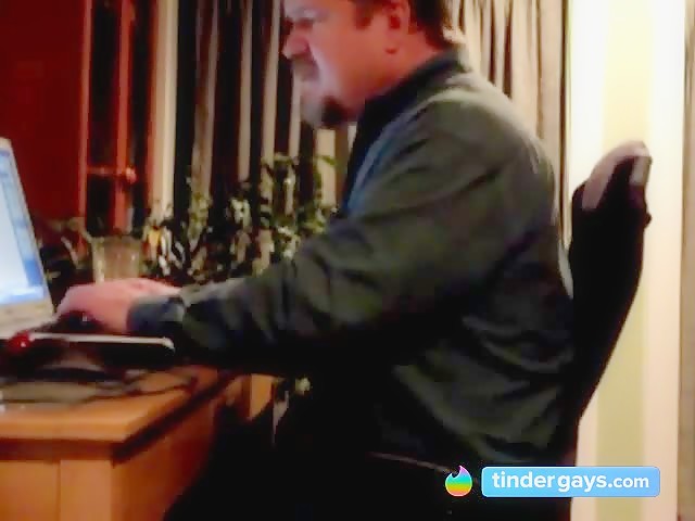 Bearded Daddy Strokes His Cock Solo