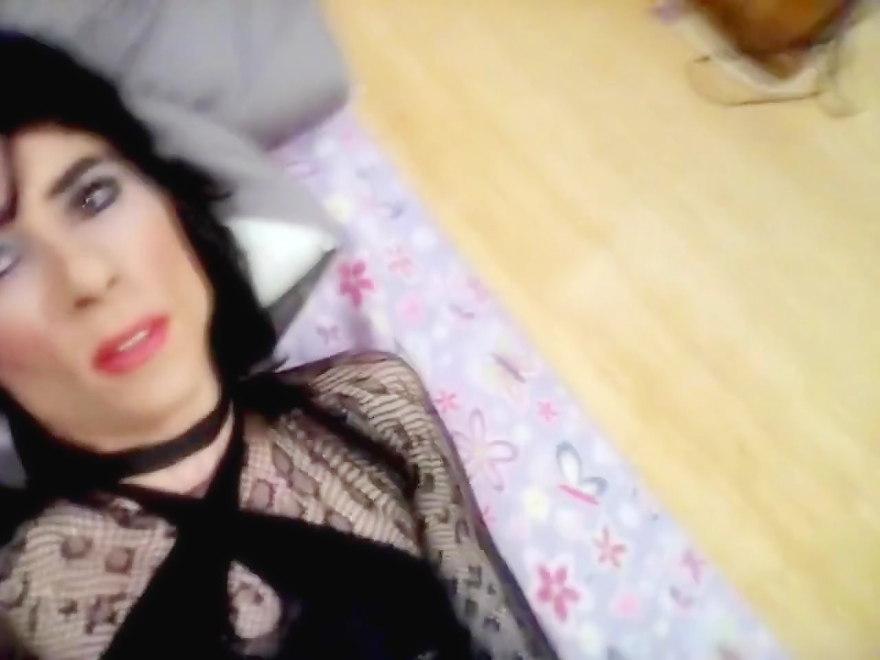 Big-Cock Crossdresser Selfie