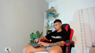 Huge Uncut Cock Solo Wank and Self Suck