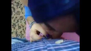 Crossdresser Deepthroats a Big Cock